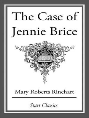 cover image of The Case of Jennie Brice